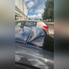 Спойлер на заднее стекло (ABS пластик) Opel Astra J 2012-2018 (SD) чёрный