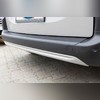 Накладка на задний бампер с загибом Citroen Berlingo 2008-2018