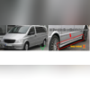 Брызговики для Mercedes-Benz Vito (639) 2011-2014 (OEM), комплект