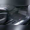 Коврики Передние Volkswagen Touareg 2018-нв "3D Lux", аналог ковров WeatherTech (США)
