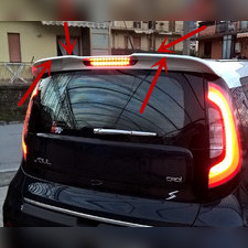 Спойлер Kia Soul 2016-2019 (под окраску)
