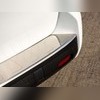Накладка на задний бампер с загибом (матовая) Opel Vivaro 2019-нв "Long"