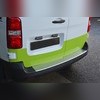 Накладка на задний бампер с загибом Citroen Jumpy 2016-нв (матовая) для базы L1/L2