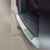 Накладка на задний бампер с загибом Citroen Jumpy 2016-нв (матовая)
