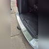 Накладка на задний бампер с загибом Citroen Jumpy 2016-нв (матовая)