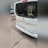 Накладка на задний бампер с загибом Peugeot Traveller 2017-нв (матовая)