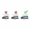 Накладка на задний бампер с загибом (матовая) Toyota ProAce 2017-нв "Long"