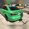 Спойлер крышки багажника Audi A3 2013-2019 (чёрный глянец)