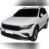 Накладки на противотуманные фары (нерж) Volkswagen Tiguan 2020-нв