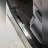 Накладки на пороги Mercedes-Benz Vito W638 1996-2003 (нержавеющая сталь)