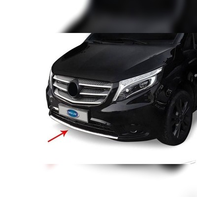 Диффузор на передний бампер Mercedes-Benz Vito W447 2014-нв