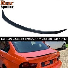 Спойлер крышки багажника BMW 3-Series E90 2005-2012 (черный глянец)