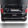 Накладка на ручку двери багажника Volkswagen T6 Caravelle 2015-2019 (нержавейка, черный хром)