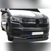 Сплиттер (юбка, губа) переднего бампера Volkswagen T6.1 Multivan 2020-нв