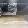 Комплект порогов Toyota Higlander 2019-2023 (копия оригинала - OEM STYLE)