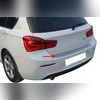 Накладка на задний бампер (нержавеющая сталь) BMW 1 (F20) 2011-2019