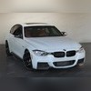 Корпуса зеркал BMW 3 F30 2011-2018 (ABS чёрный глянец)