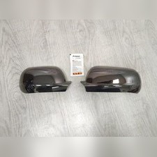 Накладки на зеркала (ABS чёрный хром) Seat Toledo 1999-2005