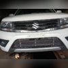 Накладка на решетку в бампер (нержавеющая сталь) Suzuki Grand Vitara 2012-2015