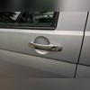 Накладки на дверные ручки (нержавеющая сталь) Volkswagen T6.1 Caravelle 2020-нв