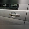 Накладки на дверные ручки (нержавеющая сталь) Volkswagen T6.1 Transporter 2020-нв (3 двери)