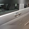 Накладки на дверные ручки (нержавеющая сталь) Volkswagen T6.1 Caravelle 2020-нв (3 двери)