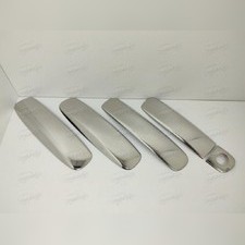 Накладки на дверные ручки (нержавеющая сталь) Audi A6 2004-2011