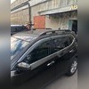 Рейлинги продольные в штатные места Nissan X-Trail 2013-2023 (чёрные)