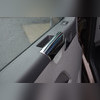 Накладки на внутренние дверные ручки Volkswagen T5 Caravella 2003-2015 (нержавеющая сталь)