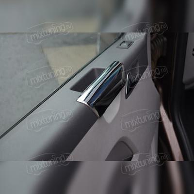 Накладки на внутренние дверные ручки Volkswagen T5 Multivan 2003-2015 (нержавеющая сталь)