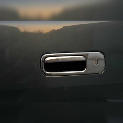 Накладка на ручку двери багажника (нержавеющая сталь) Volkswagen Polo 1997-2002
