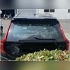 Спойлер Volvo XC90 II 2015+ (чёрный глянец)