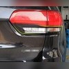 Окантовка задних фонарей Jeep Grand Cherokee 2014-2021 (ABS чёрный глянец)