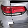 Окантовка задних фонарей Jeep Grand Cherokee 2014-2021 (ABS чёрный глянец)
