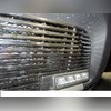 Накладка на решетку в бампер (с вырезами под оригинальные ДХО) Renault Duster 2012-2020