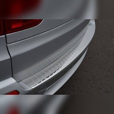 Накладка на задний бампер "Шлифованная" BMW X5 (E70) 2007-2013