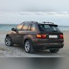 Накладка на нижнюю кромку крышки багажника (нержавеющая сталь) BMW X5 (E70) 2006-2013