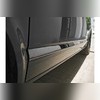 Молдинги на двери (чёрные) Volkswagen T5 Multivan "короткая база, 1 сдвижная дверь"