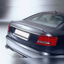 Спойлер на крышку багажника Audi A6 (седан) 2008-2011 (3 части) под окрас