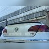 Спойлер на крышку багажника Volkswagen Passat CC 2013-2018 (чёрный глянец)