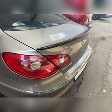 Спойлер на крышку багажника Volkswagen Passat CC 2008-2017 (чёрный глянец)