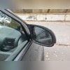 Накладки на зеркала (ABS чёрный глянец) Volkswagen Jetta 5 2005-2010