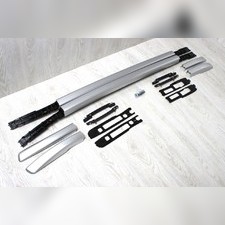 Рейлинги интегрированные Mitsubishi ASX 2010-нв (OEМ) серебро "Без сверления крыши"