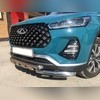 Защита переднего бампера (G) (D 60/60) Chery Tiggo 7 Pro 2020-нв