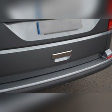 Накладка на ручку двери багажника Volkswagen Caddy 2020-нв (нержавейка, черный хром)