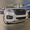 Защита переднего бампера (диаметр трубы 60/42 мм) Haval H9 2017-нв