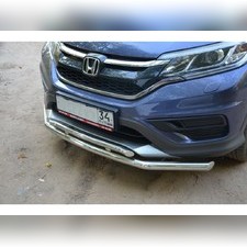 Защита переднего бампера двойная Honda CR-V 2014-2018