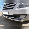 Защита переднего бампера двойная с перемычками Hyundai Grand Starex H1 2007-2015