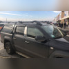 Рейлинги с поперечинами Mitsubishi L200 V 2015-нв (чёрные)