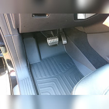 Коврики передние Mercedes GLS-class 2015-2019 W166 "3D Lux", аналог ковров WeatherTech (США)